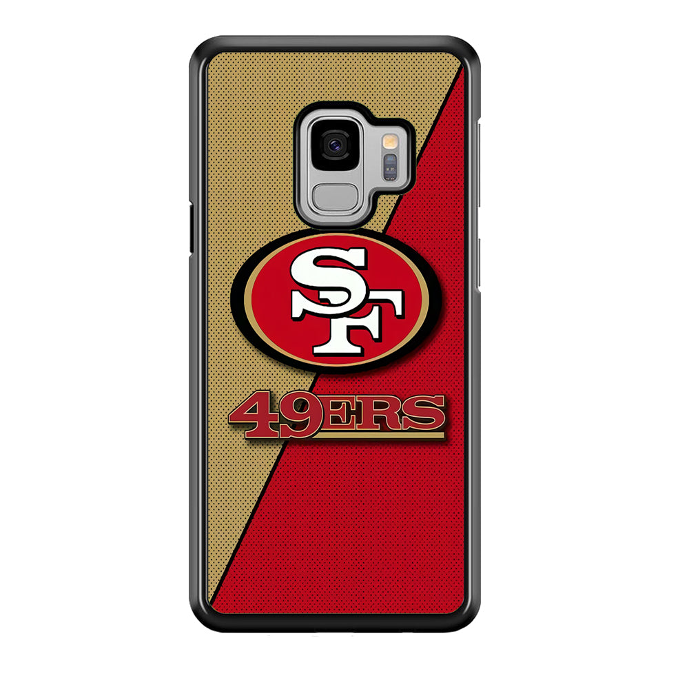 NFL San Francisco 49ers 001 Samsung Galaxy S9 Case-Phone Case-Rubber Black (2D Case)-Altracase