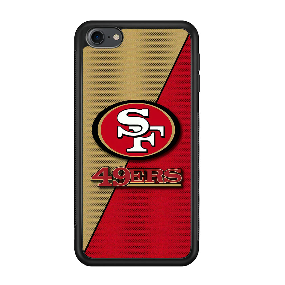 NFL San Francisco 49ers 001 iPod Touch 6 Case-Phone Case-Rubber White (2D Case)-Altracase