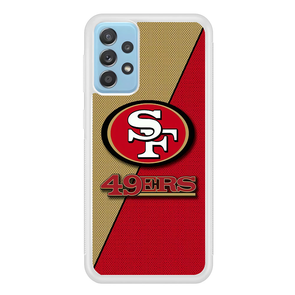 NFL San Francisco 49ers 001 Samsung Galaxy A72 Case-Phone Case-Rubber White (2D Case)-Altracase