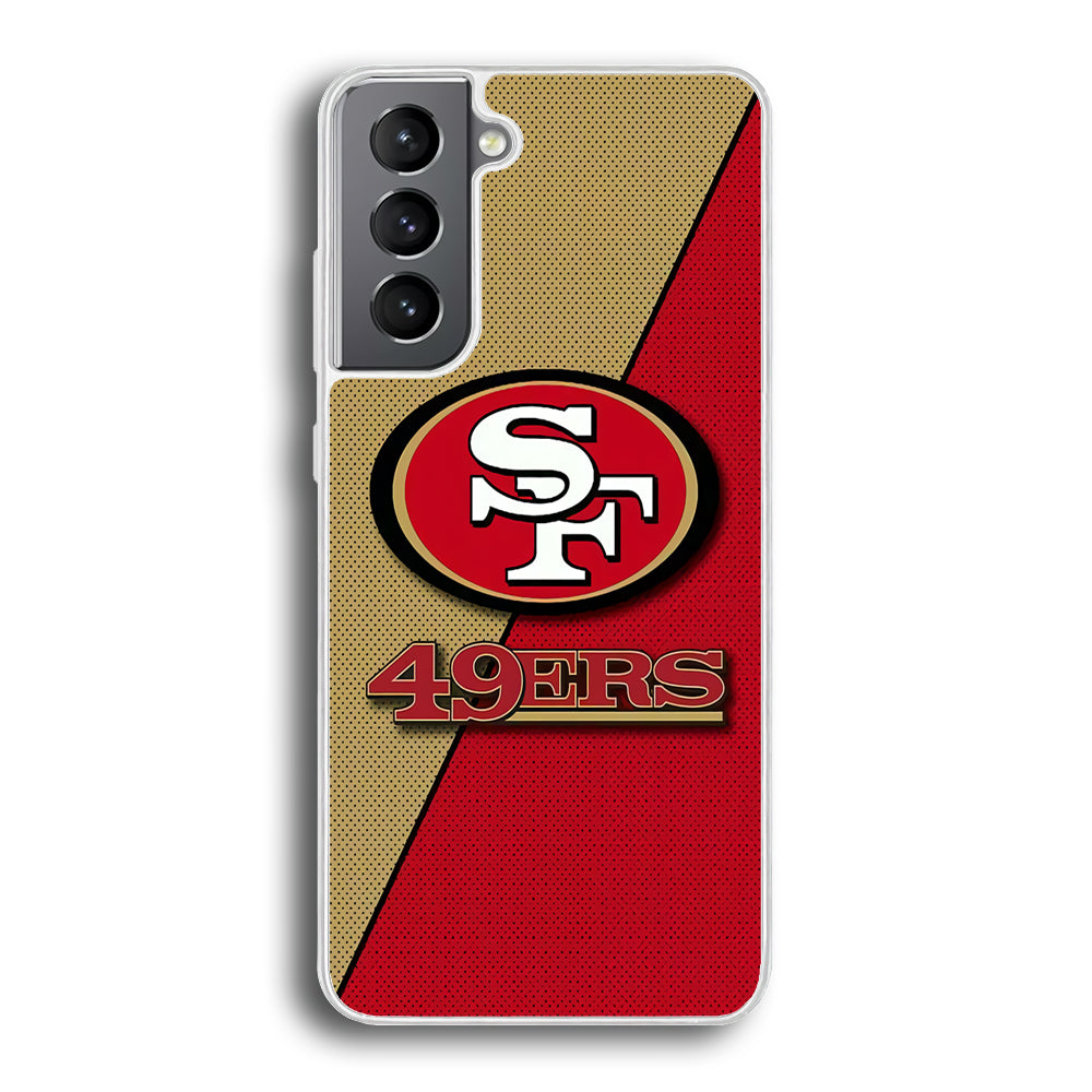 NFL San Francisco 49ers 001 Samsung Galaxy S22 Case-Phone Case-Rubber White (2D Case)-Altracase