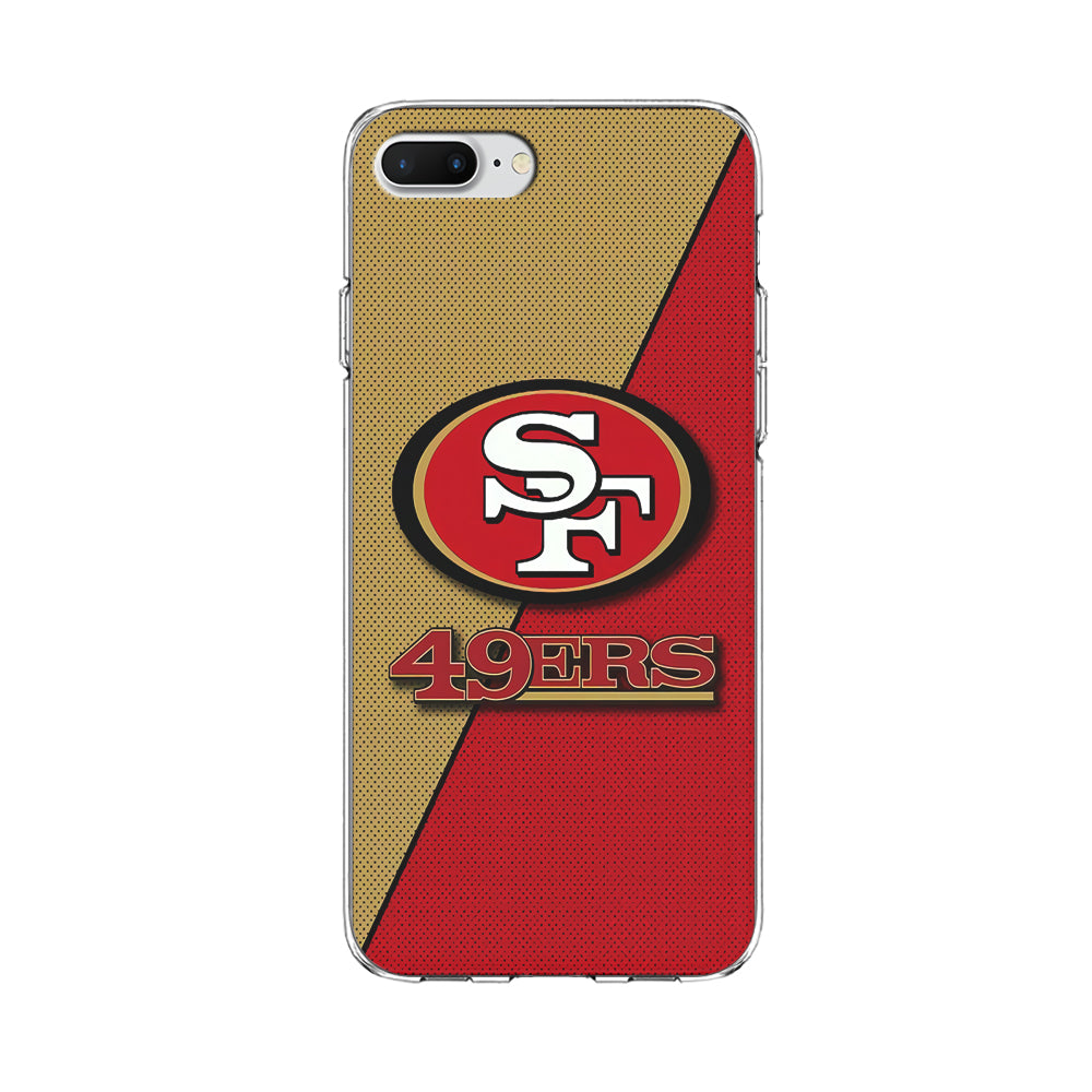 NFL San Francisco 49ers 001 iPhone 8 Plus Case-Phone Case-Clear Soft Case-Altracase