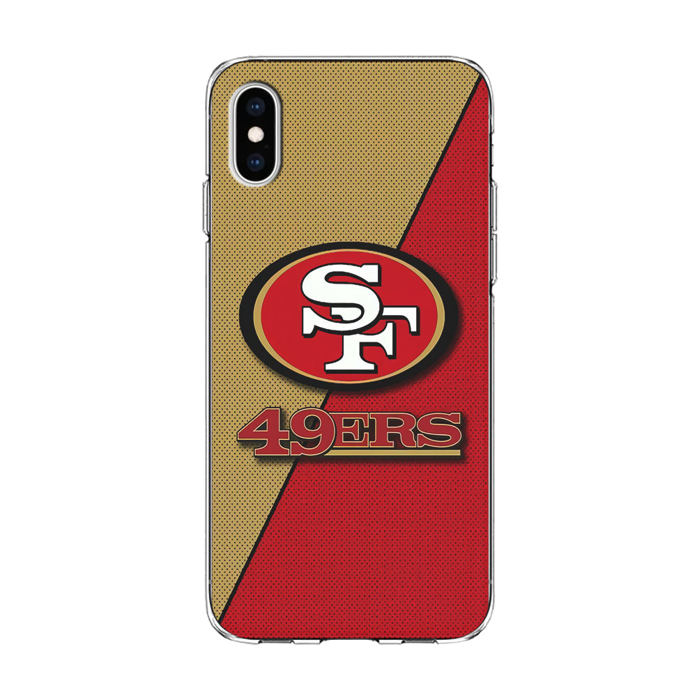 NFL San Francisco 49ers 001 iPhone Xs Case-Phone Case-Clear Soft Case-Altracase