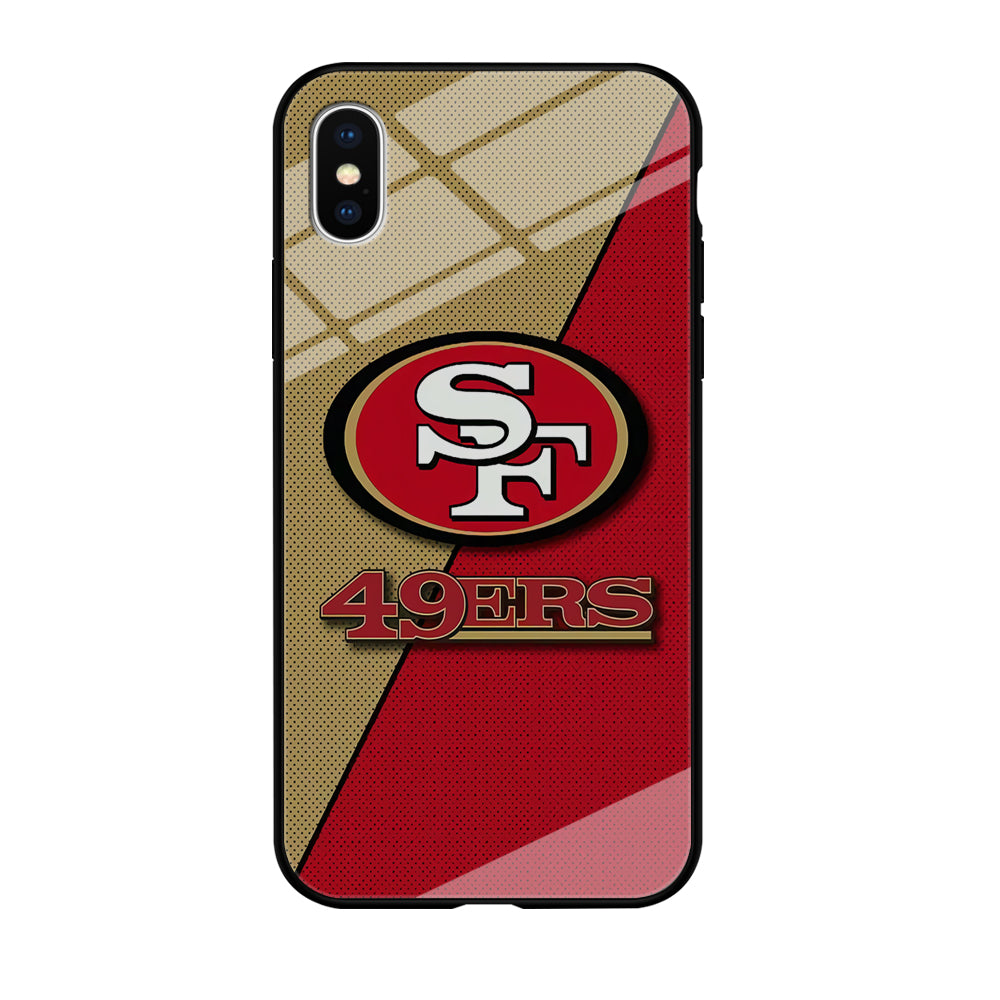 NFL San Francisco 49ers 001 iPhone Xs Case-Phone Case-Tempered Glass Case-Altracase