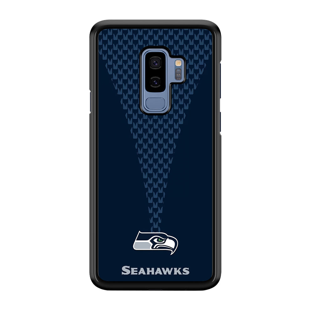 NFL Seattle Seahawks 001 Samsung Galaxy S9 Plus Case-Phone Case-Rubber Black (2D Case)-Altracase