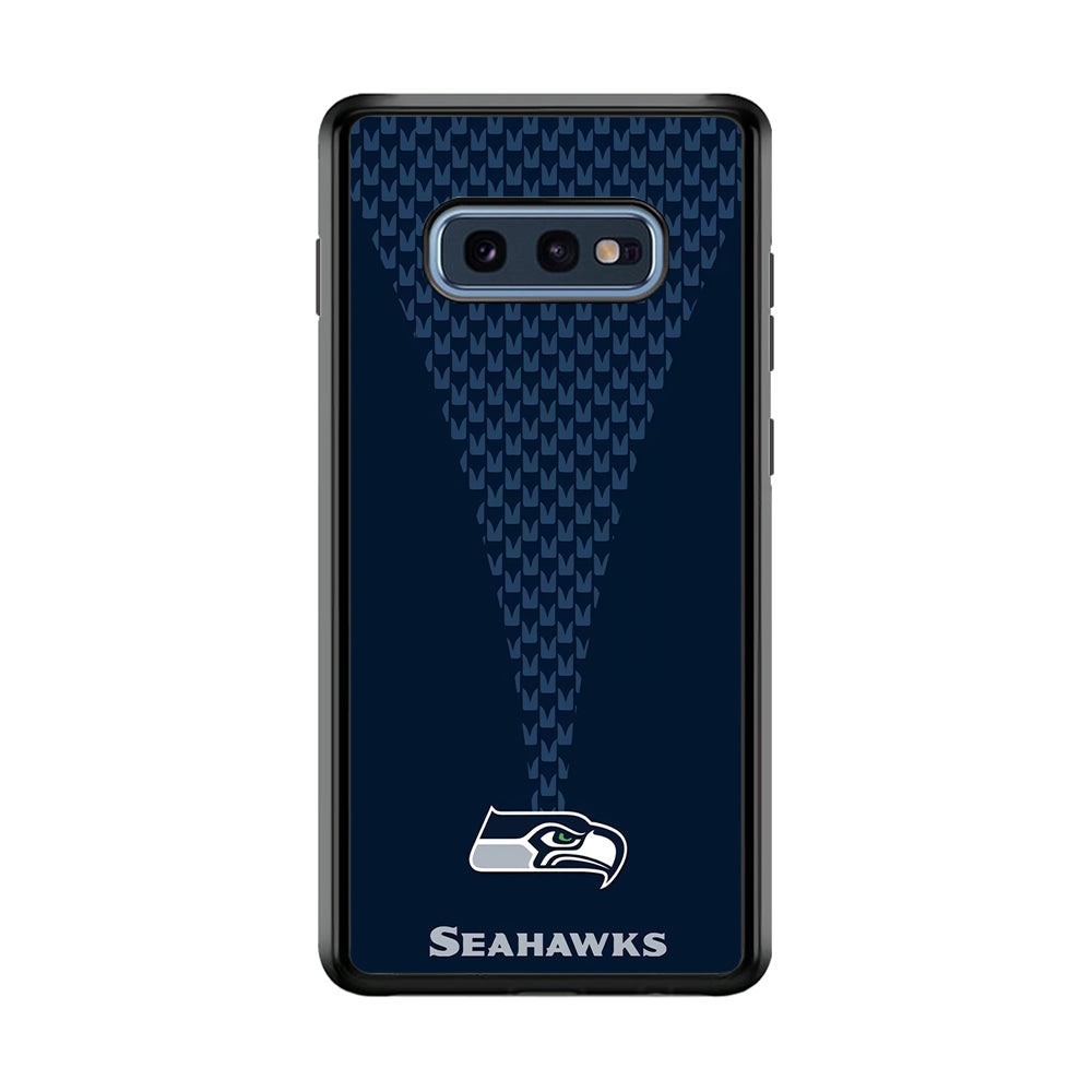 NFL Seattle Seahawks 001 Samsung Galaxy S10E Case-Phone Case-Rubber Black (2D Case)-Altracase
