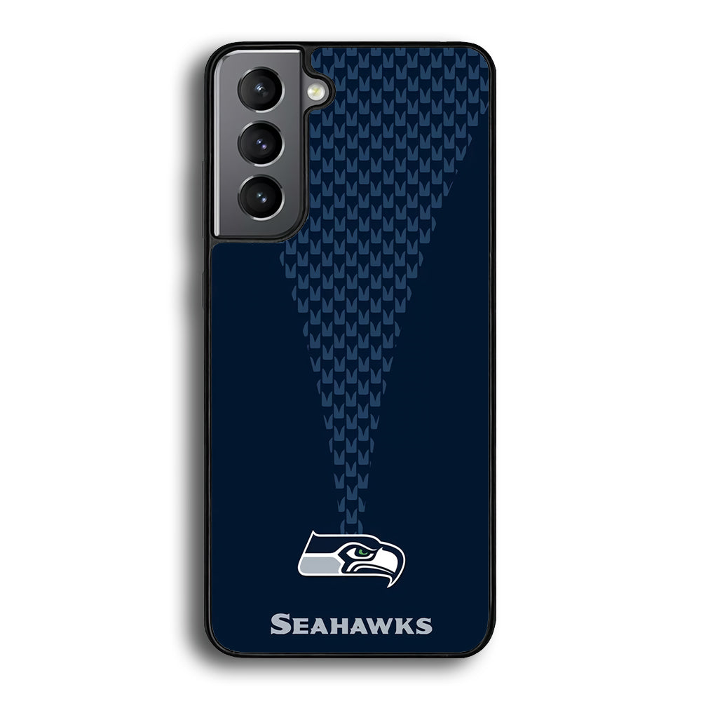 NFL Seattle Seahawks 001 Samsung Galaxy S22 Case-Phone Case-Rubber Black (2D Case)-Altracase