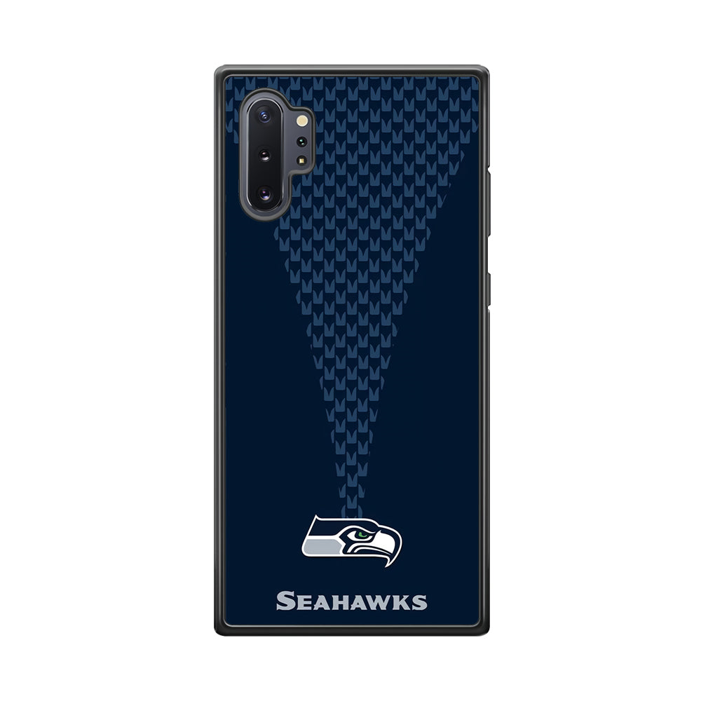 NFL Seattle Seahawks 001 Samsung Galaxy Note 10 Plus Case-Phone Case-Rubber Black (2D Case)-Altracase