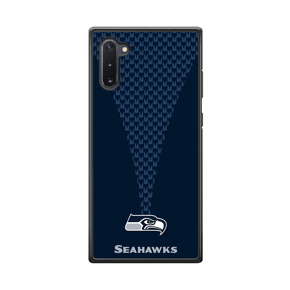 NFL Seattle Seahawks 001 Samsung Galaxy Note 10 Case-Phone Case-Rubber Black (2D Case)-Altracase