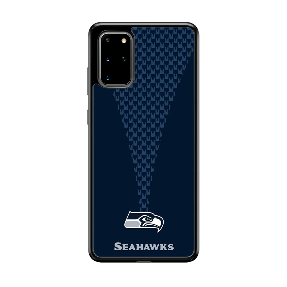 NFL Seattle Seahawks 001 Samsung Galaxy S20 Plus Case-Phone Case-Rubber Black (2D Case)-Altracase