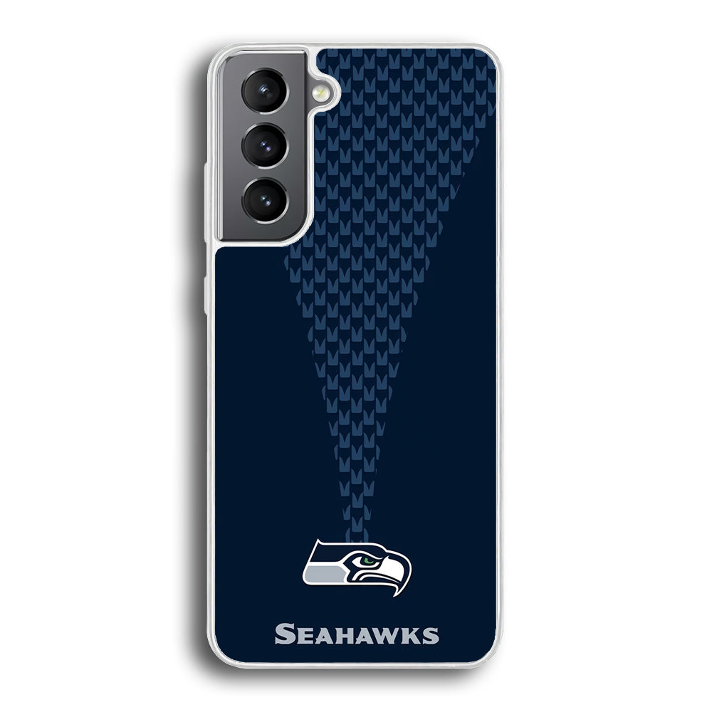 NFL Seattle Seahawks 001 Samsung Galaxy S22 Case-Phone Case-Rubber White (2D Case)-Altracase