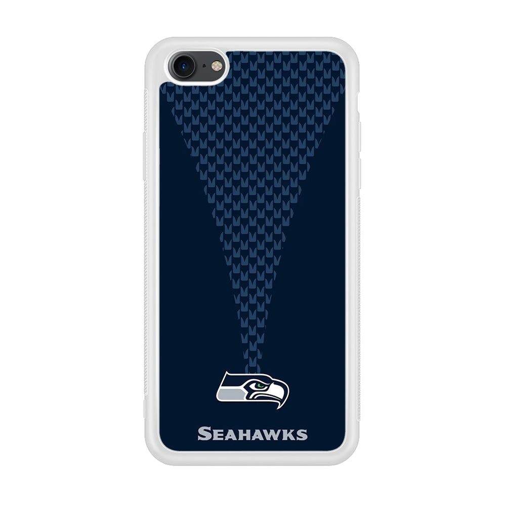 NFL Seattle Seahawks 001 iPhone SE 3 2022 Case-Phone Case-Rubber White (2D Case)-Altracase