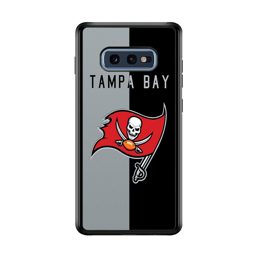 NFL Tampa Bay Buccaneers 001 Samsung Galaxy S10E Case-Phone Case-Rubber Black (2D Case)-Altracase