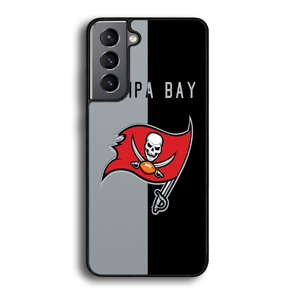 NFL Tampa Bay Buccaneers 001 Samsung Galaxy S22 Case-Phone Case-Rubber Black (2D Case)-Altracase