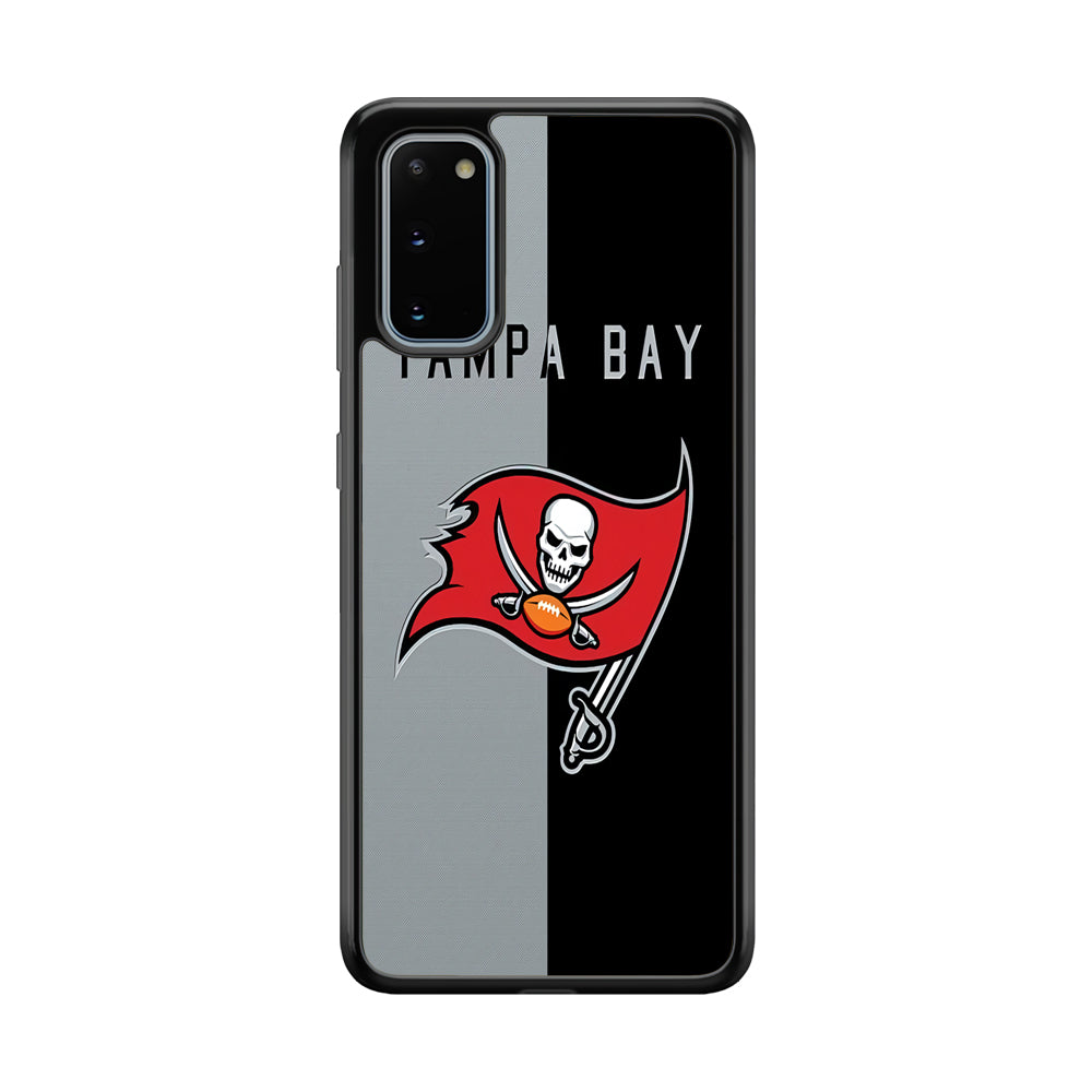 NFL Tampa Bay Buccaneers 001 Samsung Galaxy S20 Case-Phone Case-Rubber Black (2D Case)-Altracase