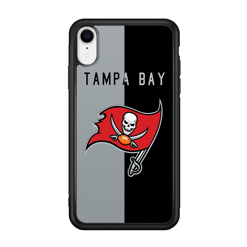 NFL Tampa Bay Buccaneers 001 iPhone XR Case-Phone Case-Rubber Black (2D Case)-Altracase