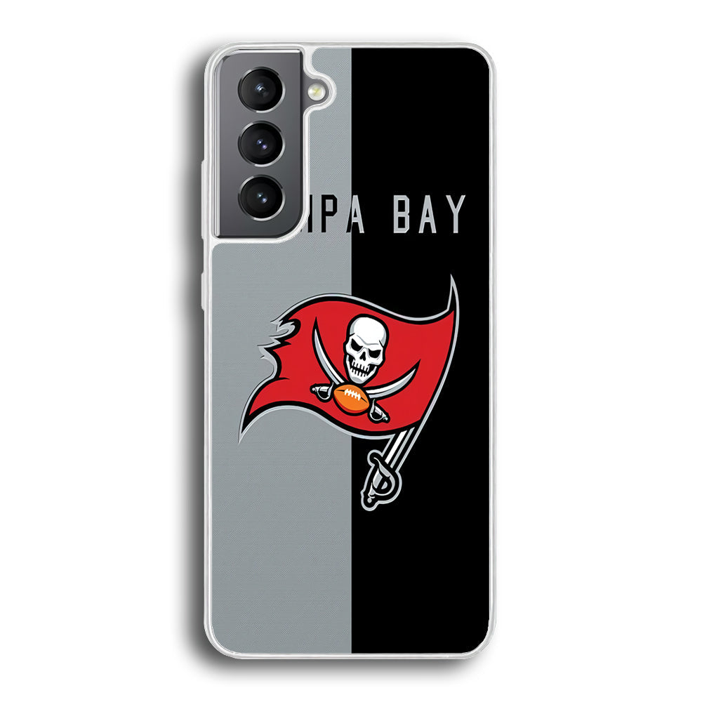 NFL Tampa Bay Buccaneers 001 Samsung Galaxy S23 Plus Case-Phone Case-Rubber White (2D Case)-Altracase
