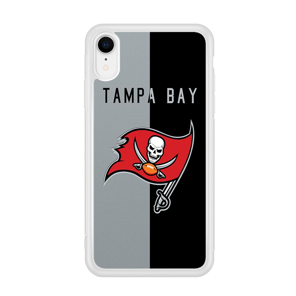 NFL Tampa Bay Buccaneers 001 iPhone XR Case-Phone Case-Rubber White (2D Case)-Altracase