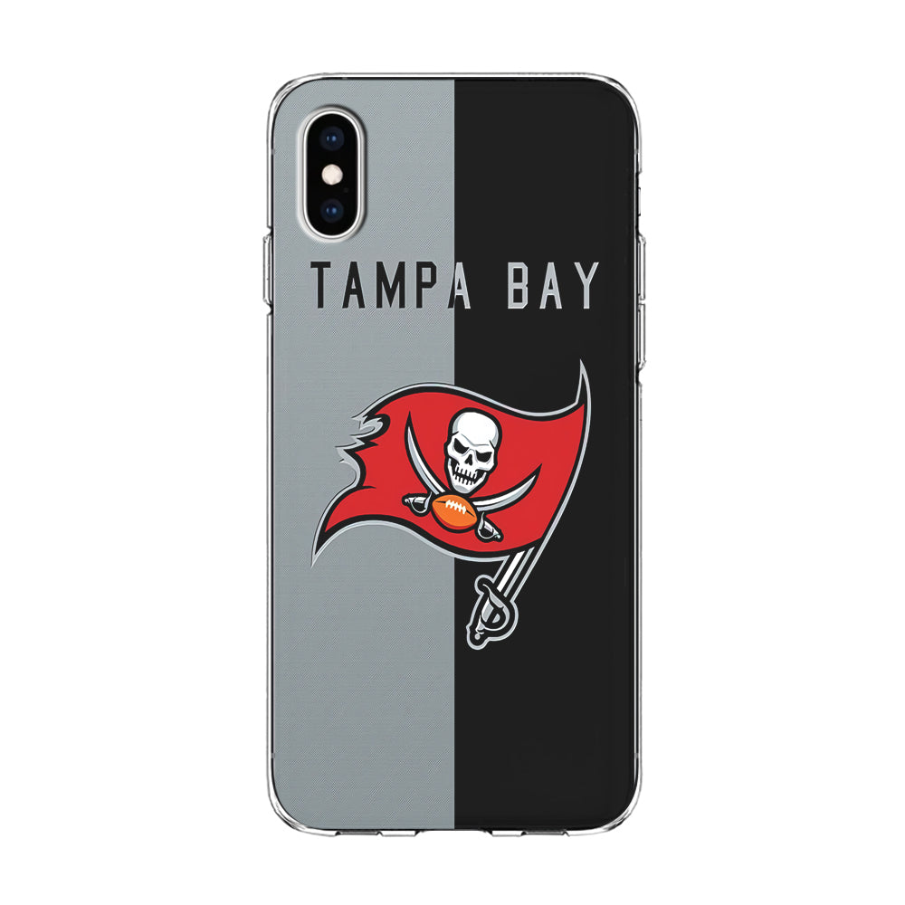 NFL Tampa Bay Buccaneers 001 iPhone Xs Case-Phone Case-Clear Soft Case-Altracase