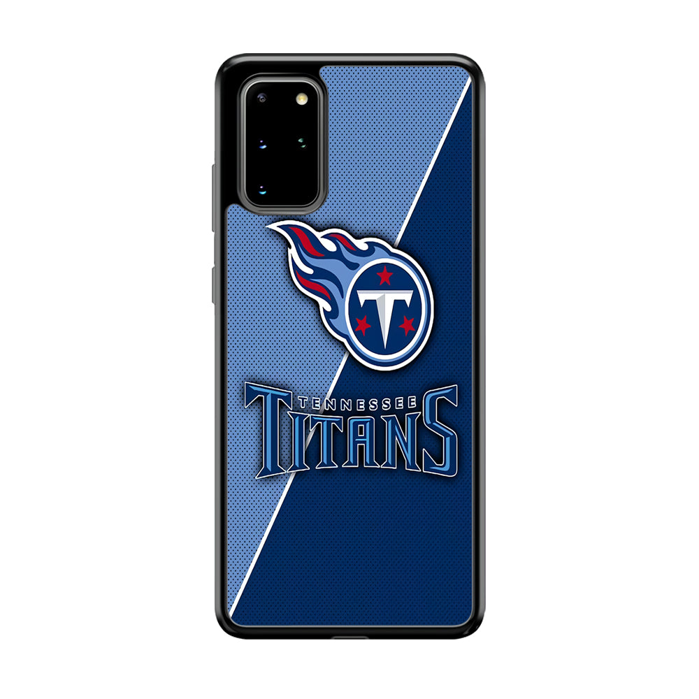 NFL Tennessee Titans 001 Samsung Galaxy S20 Plus Case-Phone Case-Rubber Black (2D Case)-Altracase