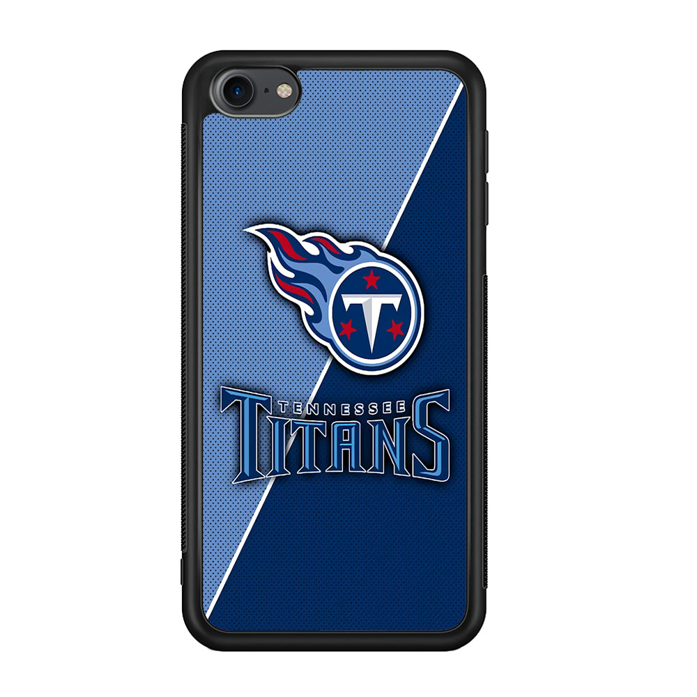 NFL Tennessee Titans 001 iPod Touch 6 Case-Phone Case-Rubber White (2D Case)-Altracase