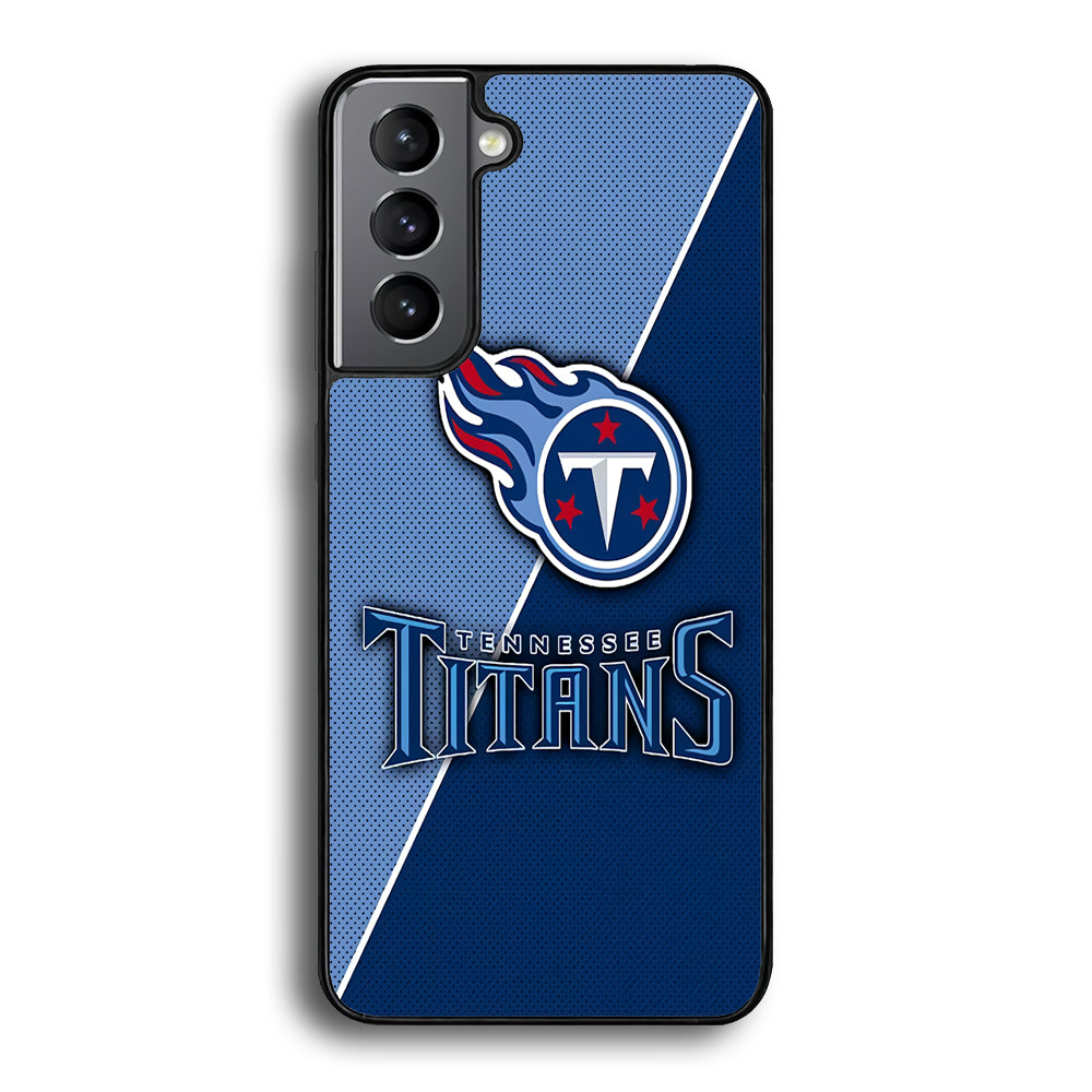 NFL Tennessee Titans 001 Samsung Galaxy S21 Case-Phone Case-Rubber Black (2D Case)-Altracase