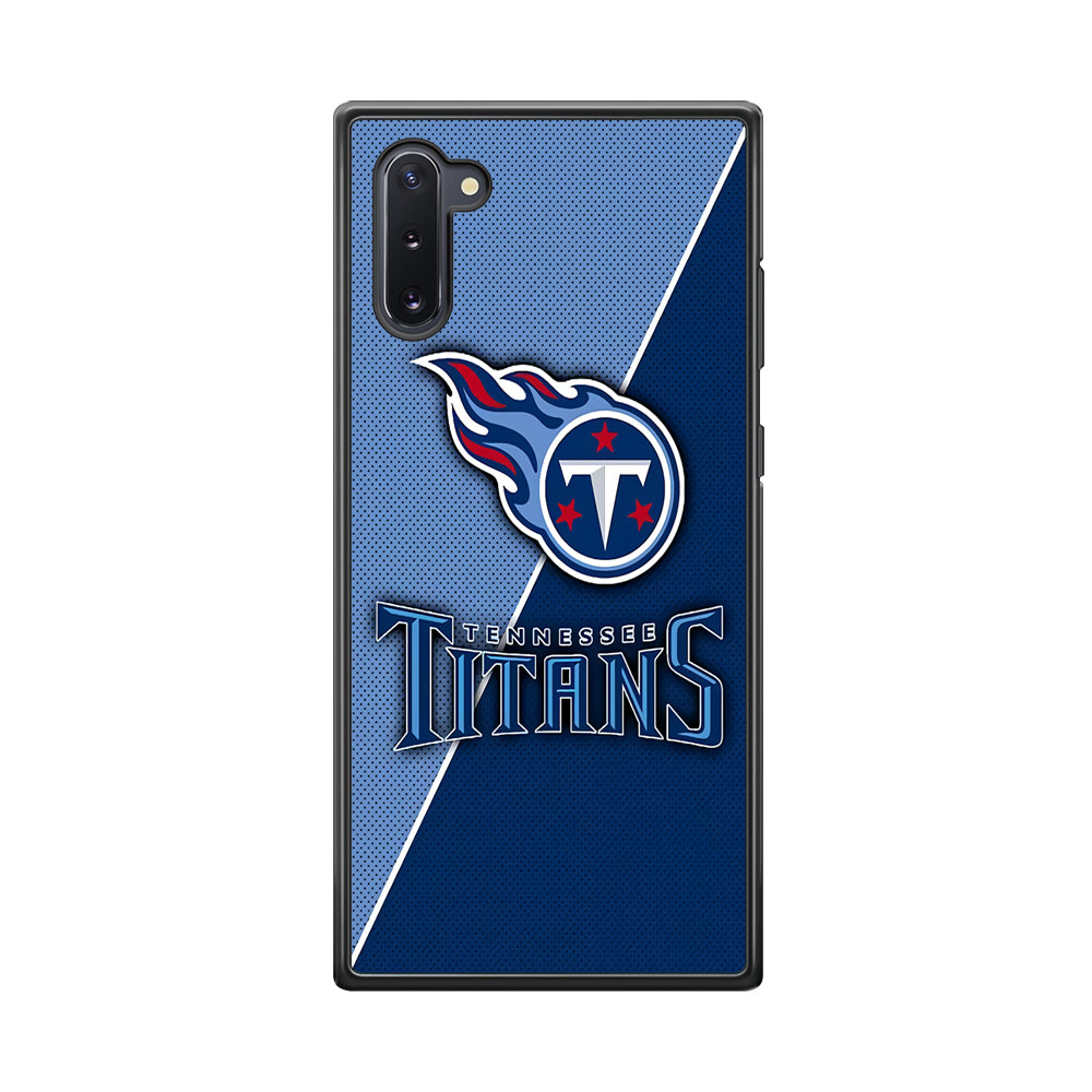 NFL Tennessee Titans 001 Samsung Galaxy Note 10 Case-Phone Case-Rubber Black (2D Case)-Altracase