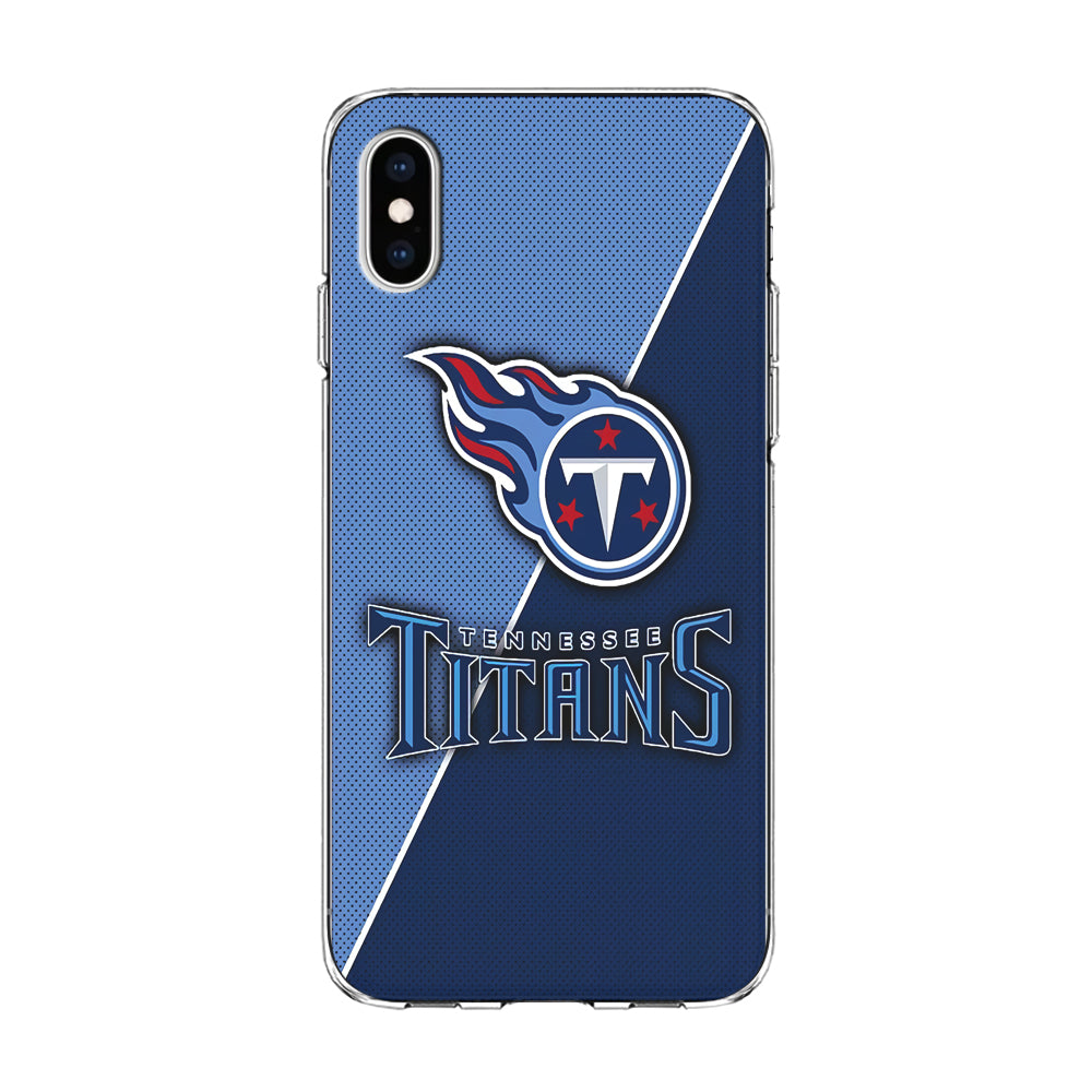 NFL Tennessee Titans 001 iPhone Xs Case-Phone Case-Clear Soft Case-Altracase