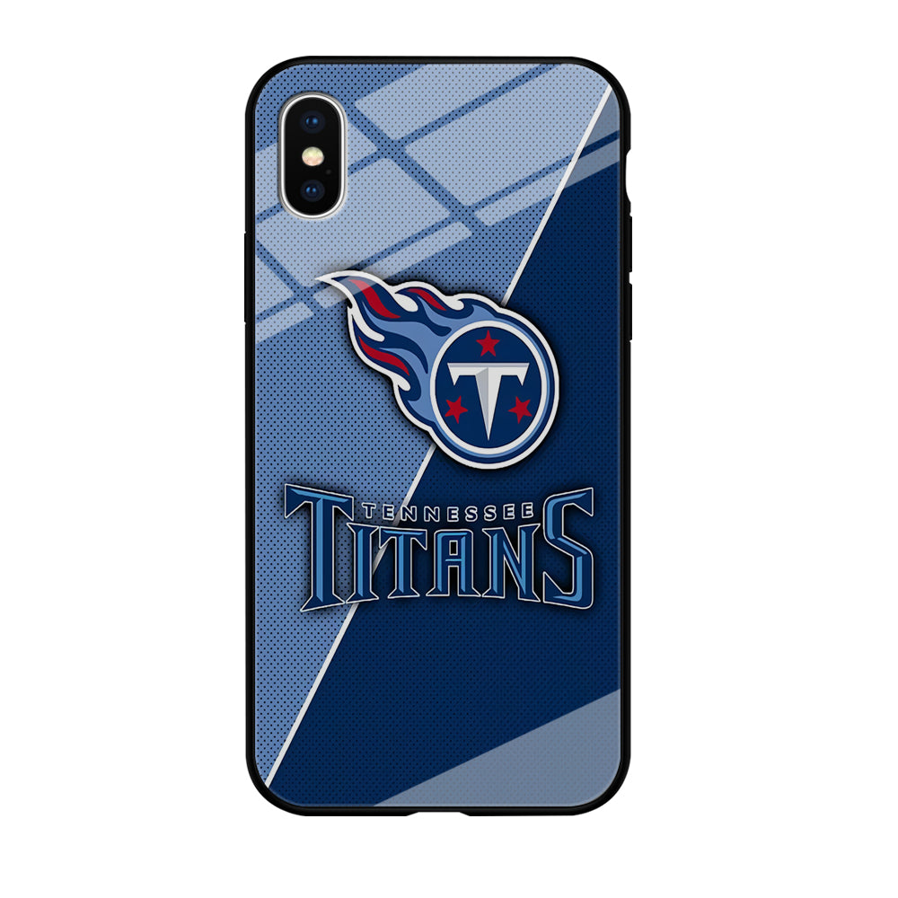 NFL Tennessee Titans 001 iPhone Xs Case-Phone Case-Tempered Glass Case-Altracase