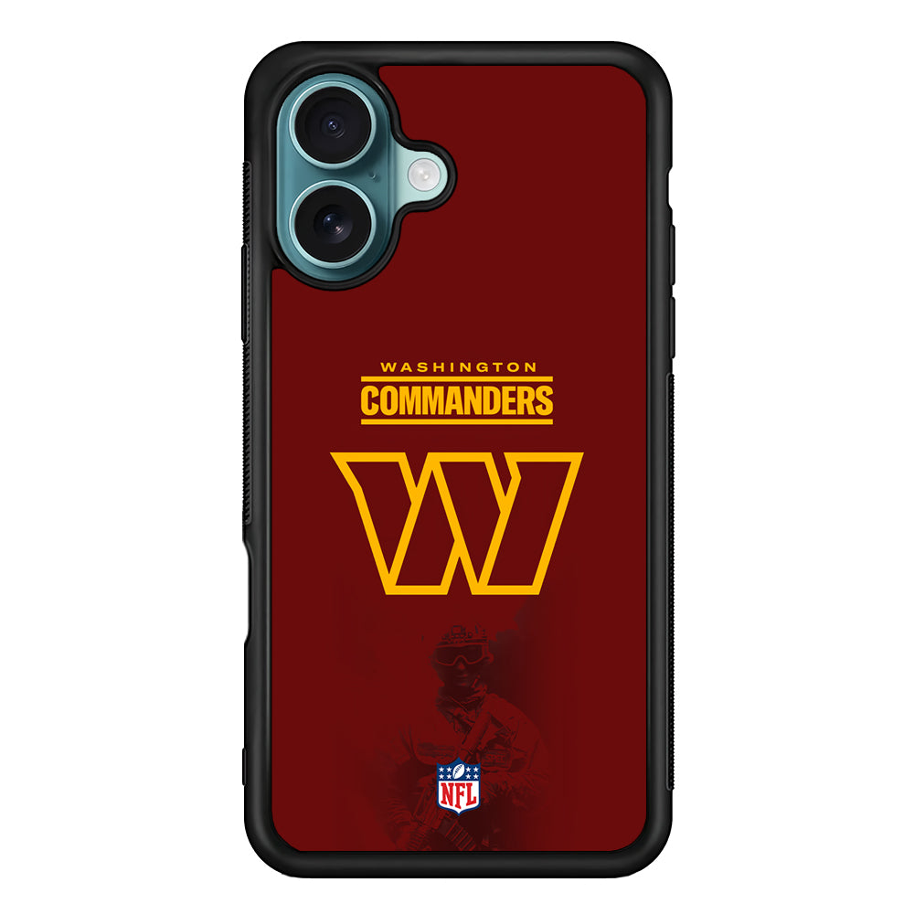 NFL Washington Commanders Maroon iPhone 16 Case - Altracase
