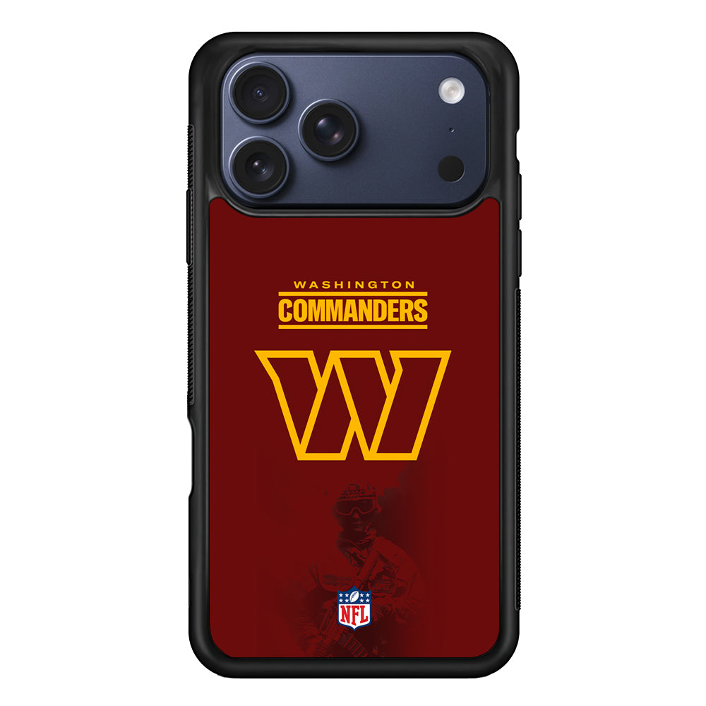 NFL Washington Commanders Maroon iPhone 17 Pro Case - Altracase