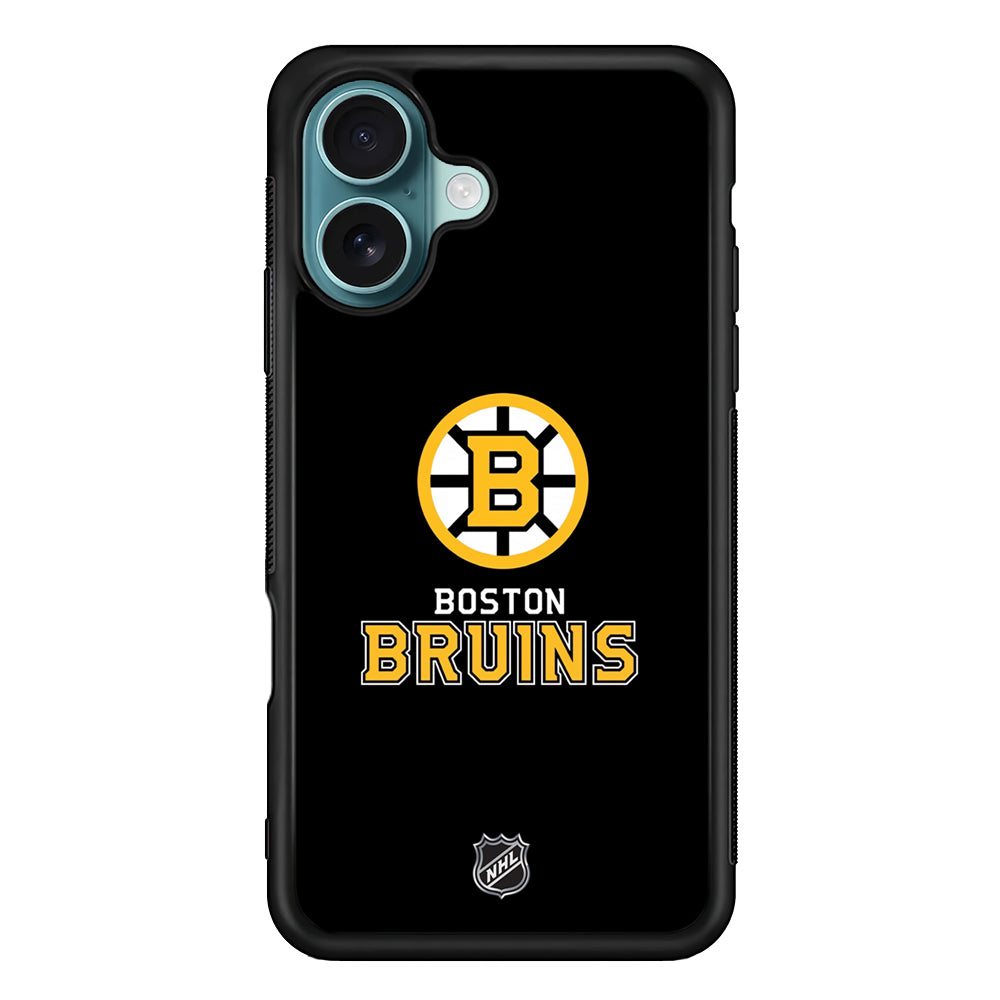 NHL Boston Bruins Black iPhone 16 Case - Altracase