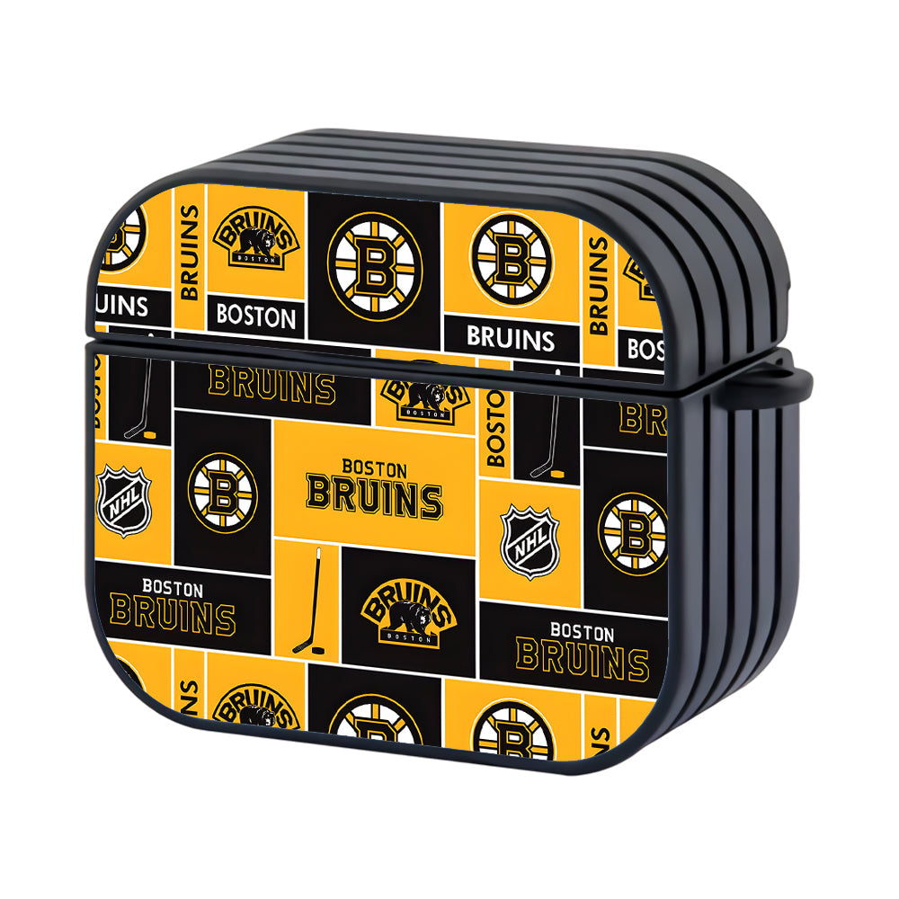 NHL Boston Bruins Collage Apple AirPods 4 Case - AirPod Case - Altracase