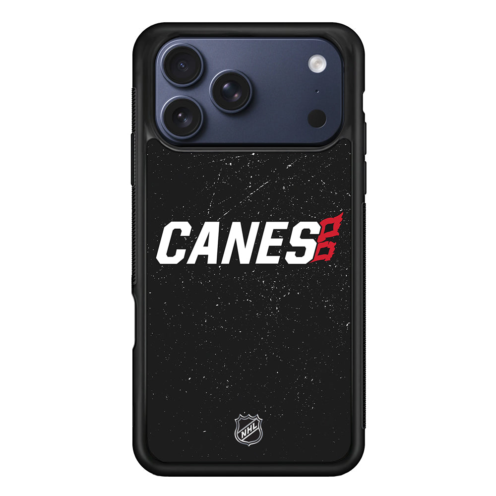 NHL Carolina Hurricanes Black iPhone 17 Pro Case - Altracase