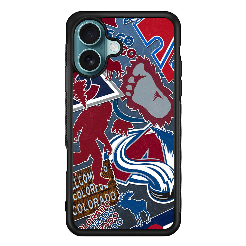 NHL Colorado Avalanche Aesthetic iPhone 16 Case - Altracase