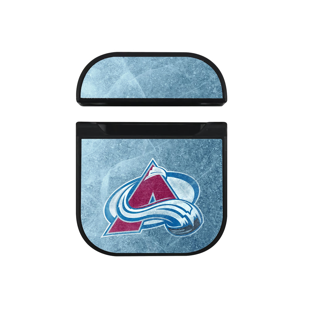 NHL Colorado Avalanche Ice Apple AirPods Case-AirPod Case-Black-Altracase