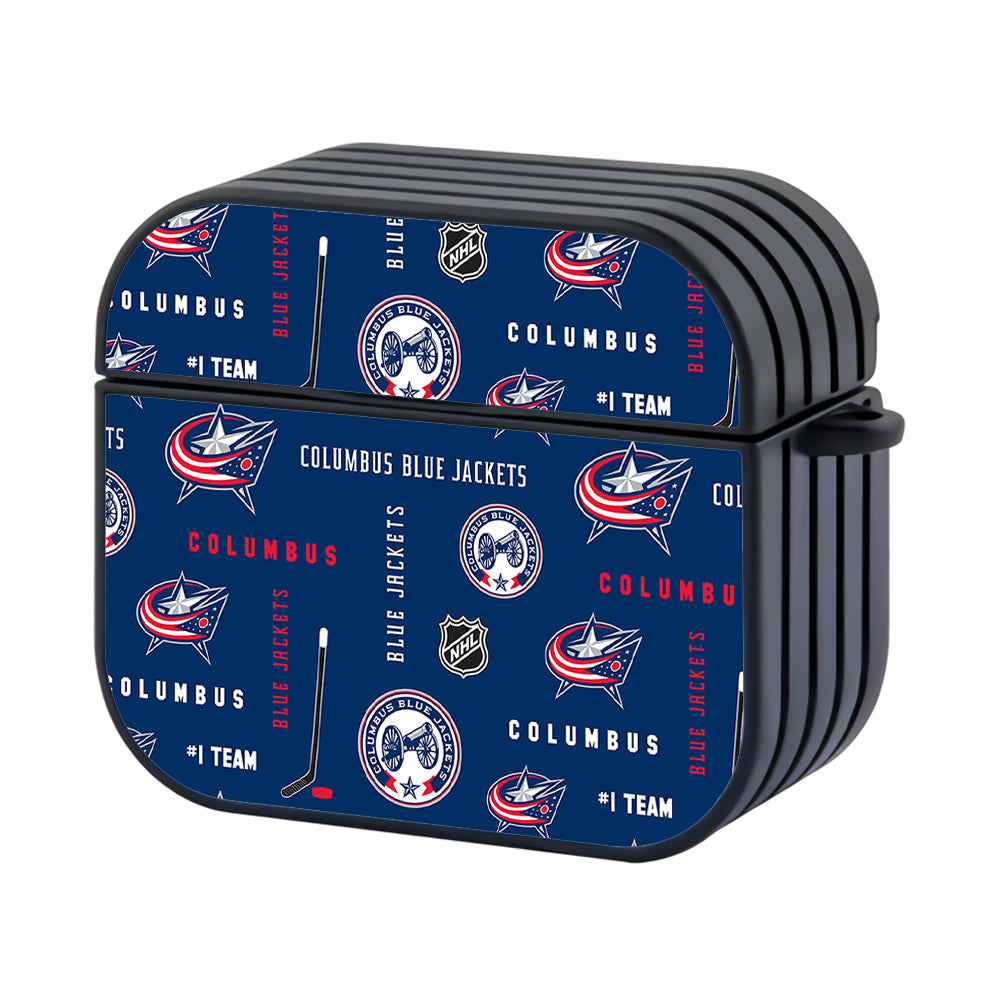 NHL Columbus Blue Jackets Pattern Apple AirPods 4 Case - AirPod Case - Altracase