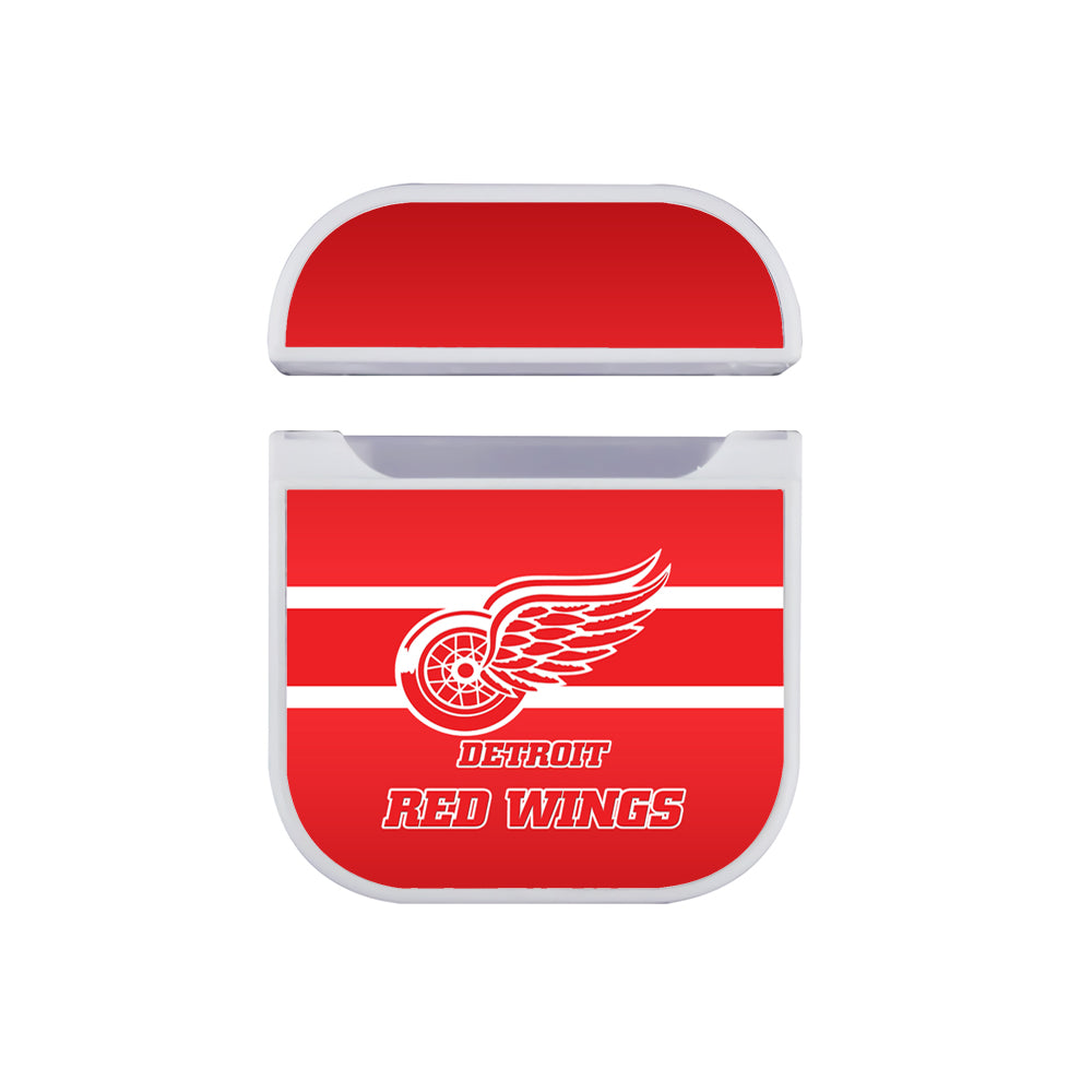 NHL Detroit Red Wings Logo Apple AirPods Case-AirPod Case-White-Altracase