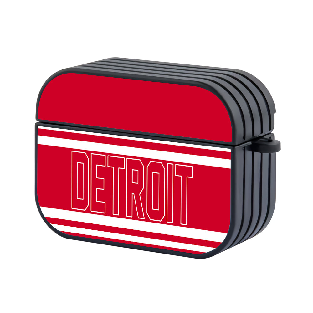 NHL Detroit Red Wings Team Apple AirPods Pro 3 Case-AirPods Pro 3 Case-Altracase