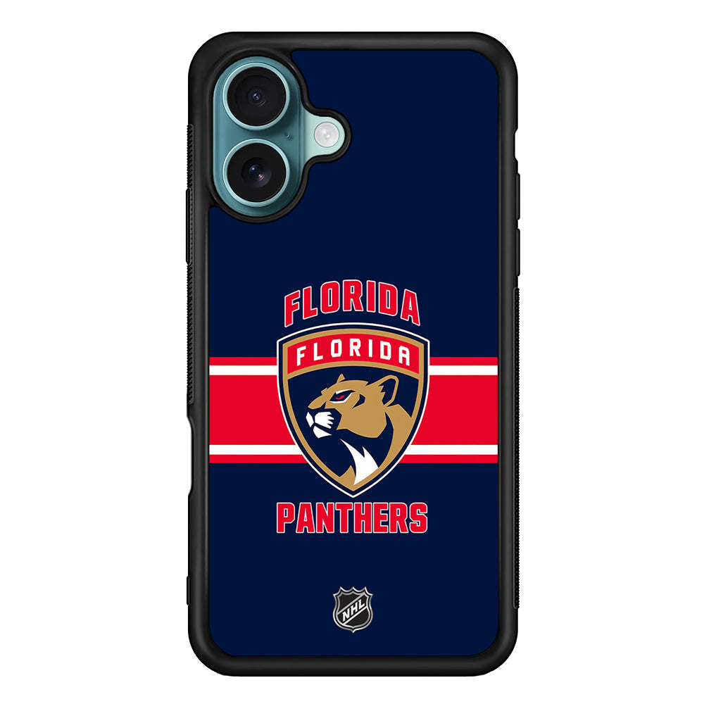 NHL Florida Panthers Navy iPhone 16 Plus Case - Altracase