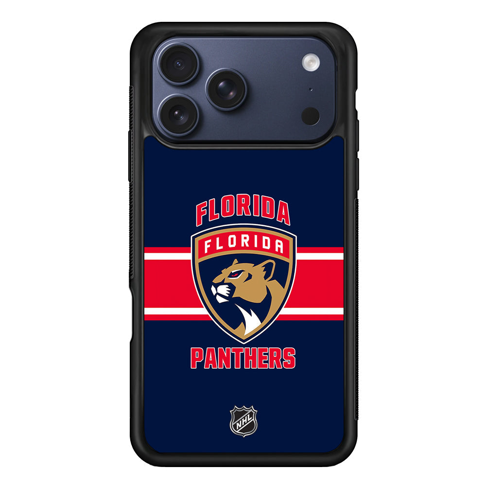 NHL Florida Panthers Navy iPhone 17 Pro Max Case - Altracase