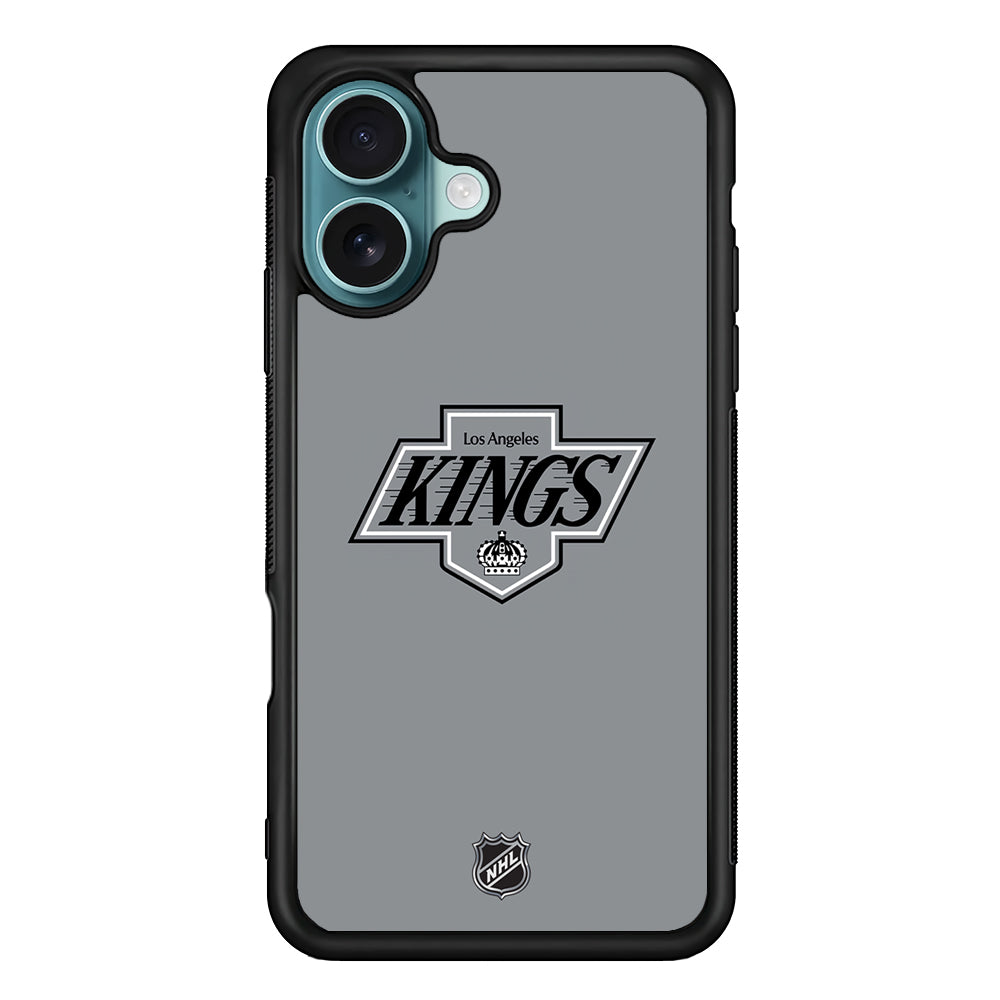 NHL Los Angeles Kings Gray iPhone 16 Case - Altracase