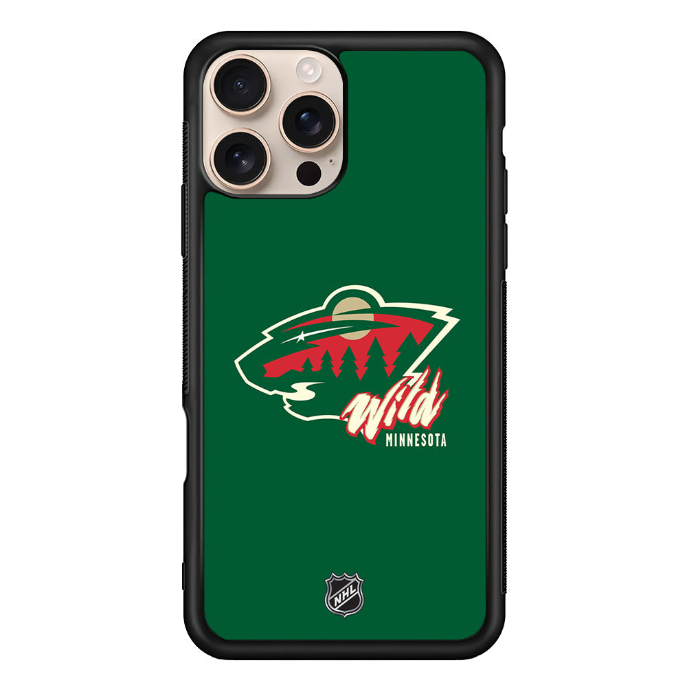 NHL Minnesota Wild Green iPhone 16 Pro Max Case - Altracase