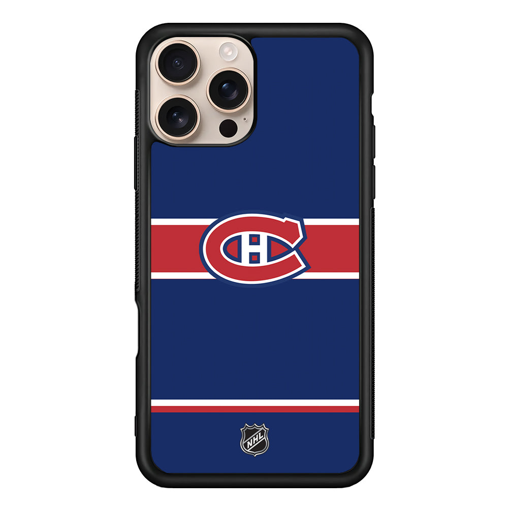 NHL Montréal Canadiens Navy iPhone 16 Pro Case - Altracase