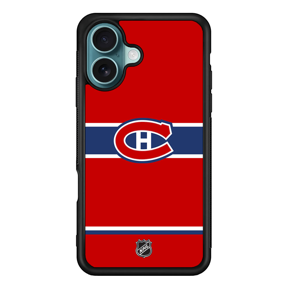 NHL Montréal Canadiens Red iPhone 16 Case - Altracase