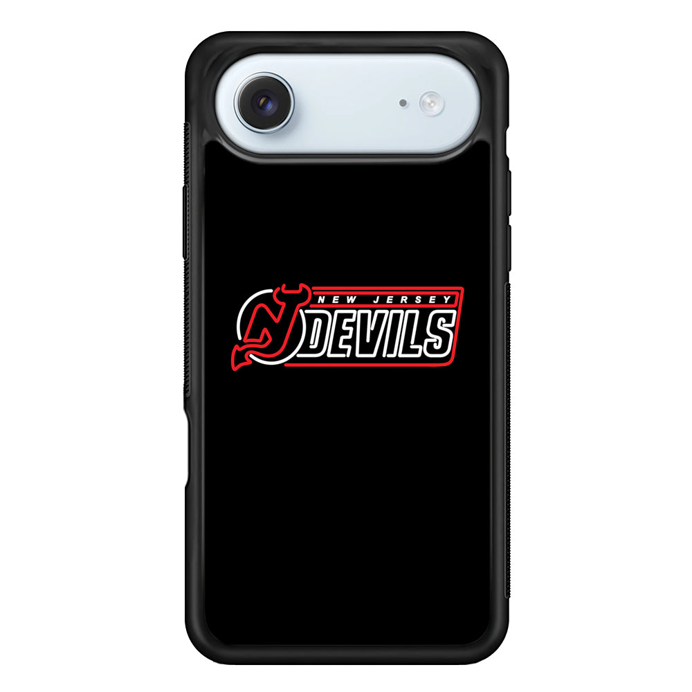 NHL New Jersey Devils Black iPhone 17 Air Case - Altracase