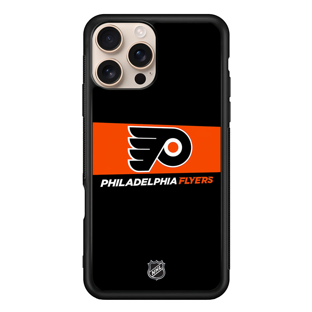 NHL Philadelphia Flyers Black iPhone 16 Pro Max Case - Altracase