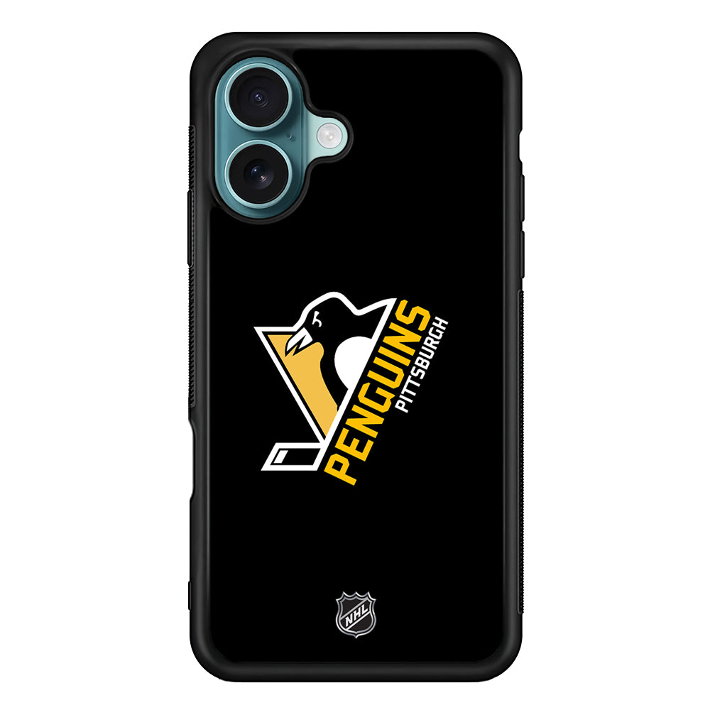 NHL Pittsburgh Penguins Black iPhone 16 Case - Altracase