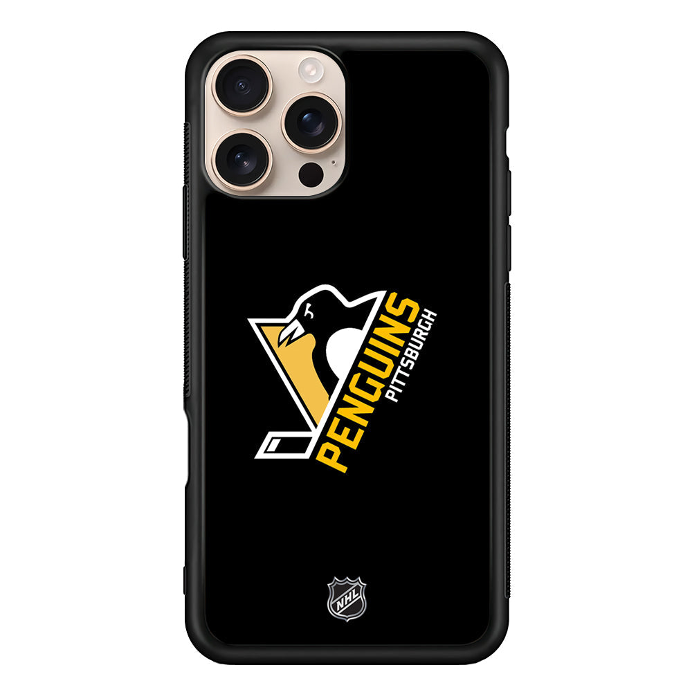 NHL Pittsburgh Penguins Black iPhone 16 Pro Max Case - Altracase