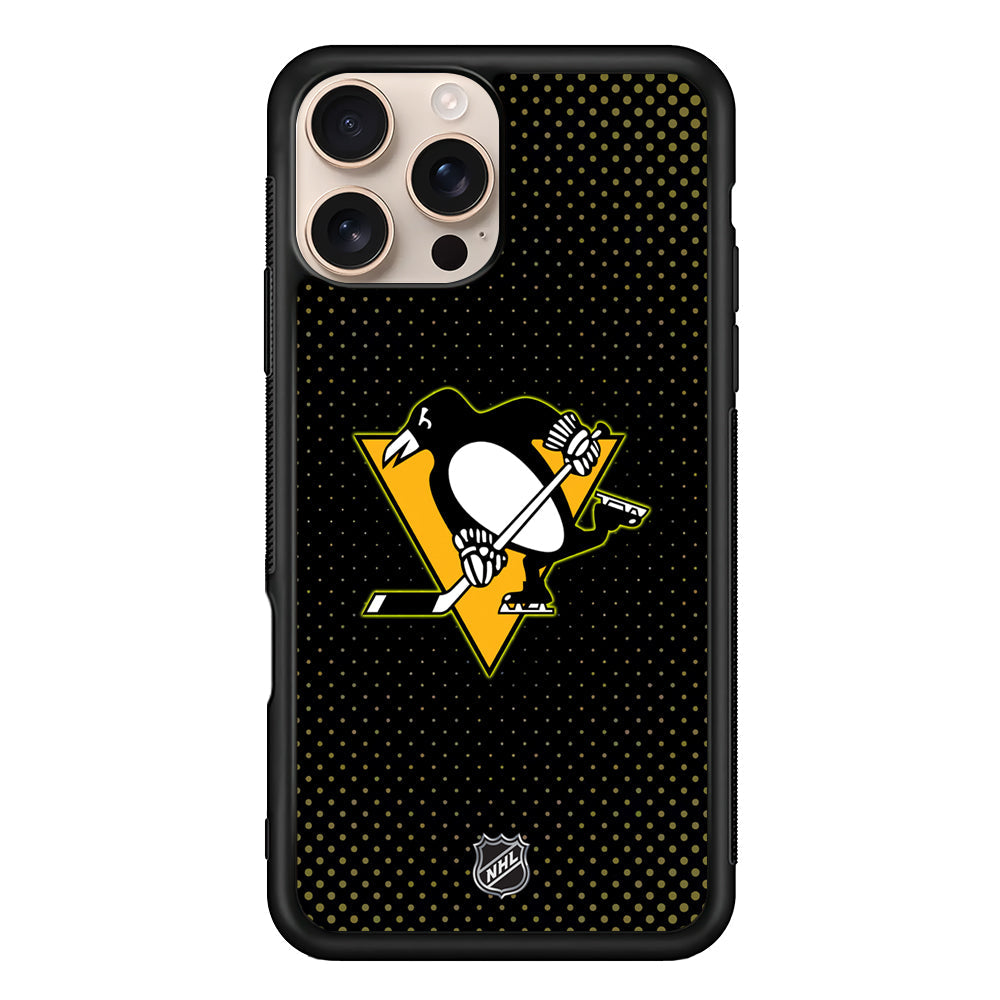 NHL Pittsburgh Penguins Dots Pattern iPhone 16 Pro Max Case - Altracase