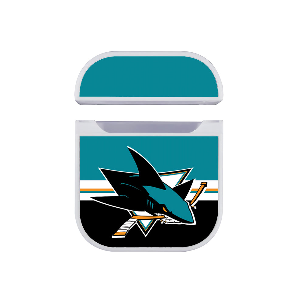 NHL San Jose Sharks Logo Apple AirPods Case-AirPod Case-White-Altracase
